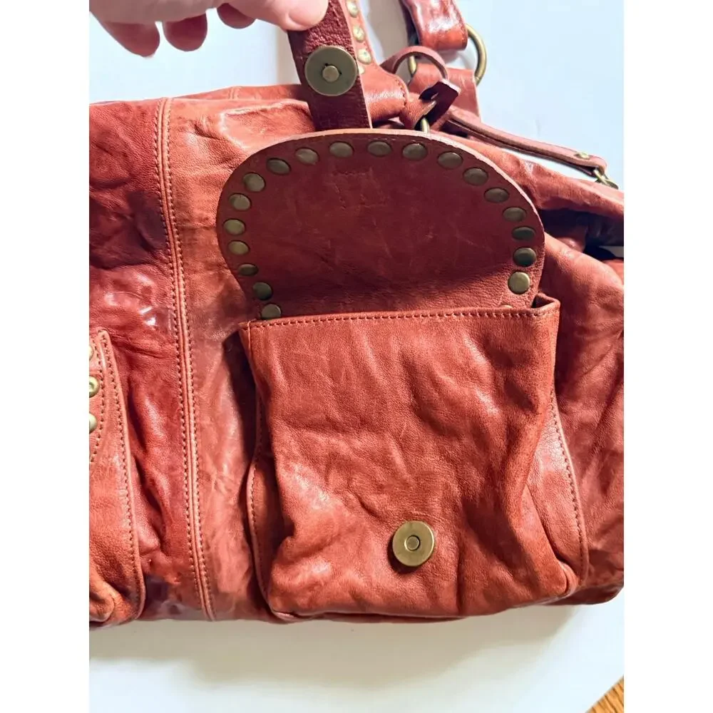 Trask leather bag new